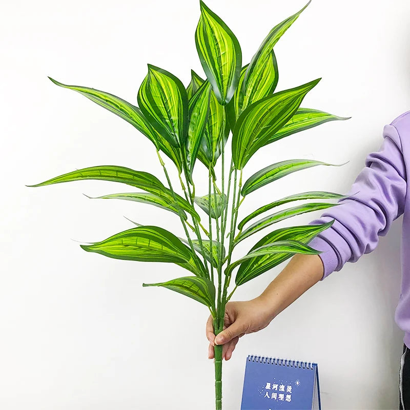 plante artificielle monstera tropicale à feuilles décoratives pour intérieur jardin - vue 10 sur 13