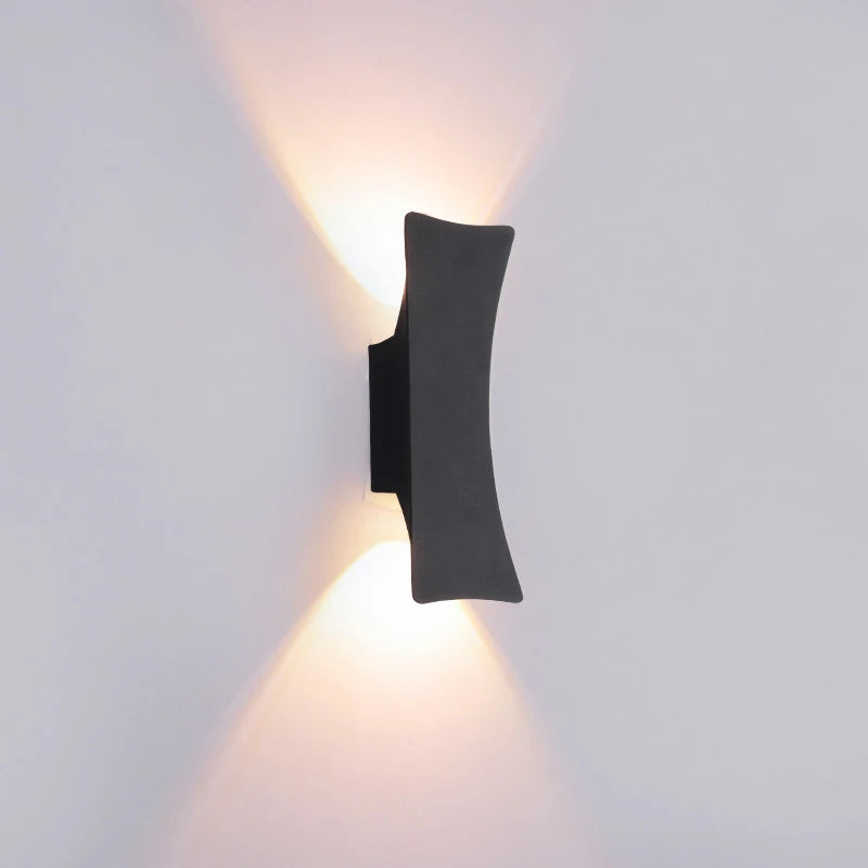 Applique extérieure LED moderne porte lumières escalier entrée balcon maison jardin porche terrasse étanche éclairage mural - vue 3 sur 8