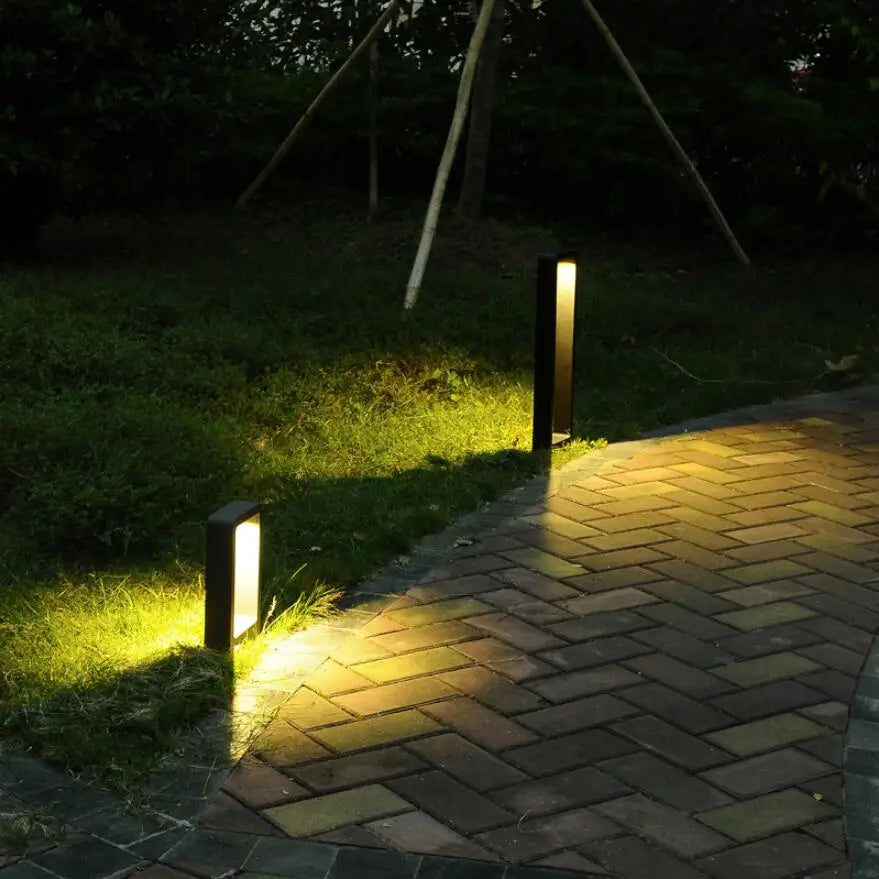 IP68 extérieur 15W Led lumière de jardin moderne en aluminium Led lampes à gazon paysage projecteur pour jardin cour AC85-265V DC12V - vue 3 sur 10