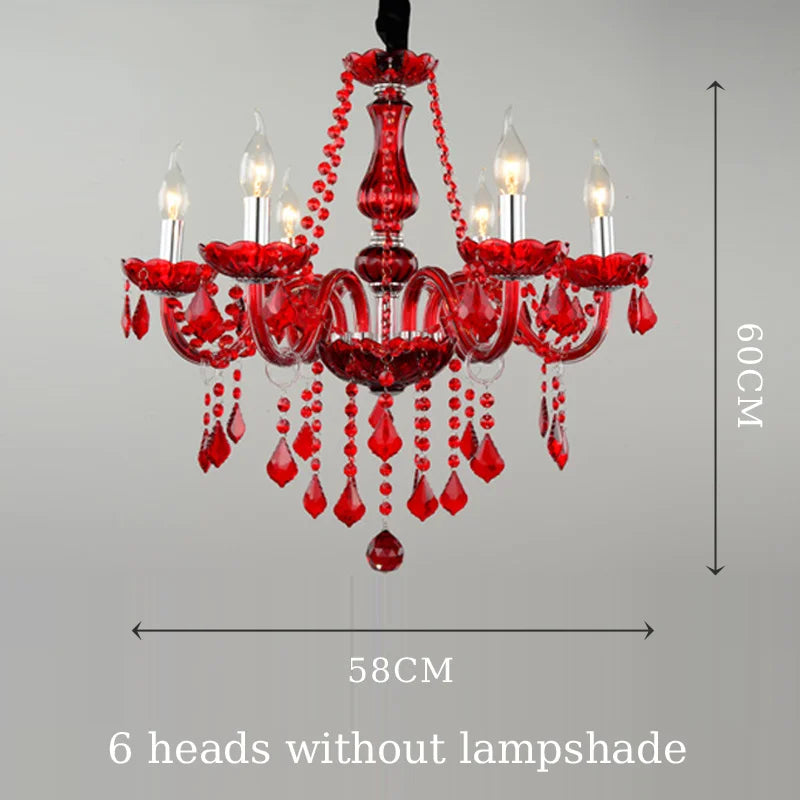 lustre en cristal de luxe pour mariage et restauration - vue 8 sur 13