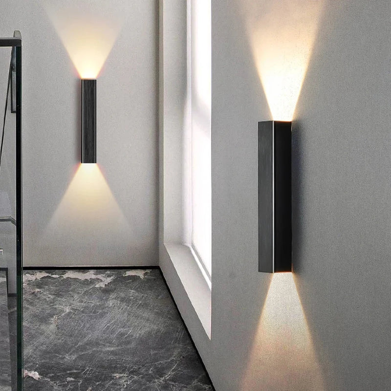12W 18W LED applique intérieure moderne en aluminium éclairage à la maison appliques chambre salon allée couloir décoration applique murale LED lumière