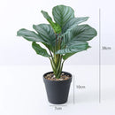 Artificial tropical banana plant in pot jungle realistic decor