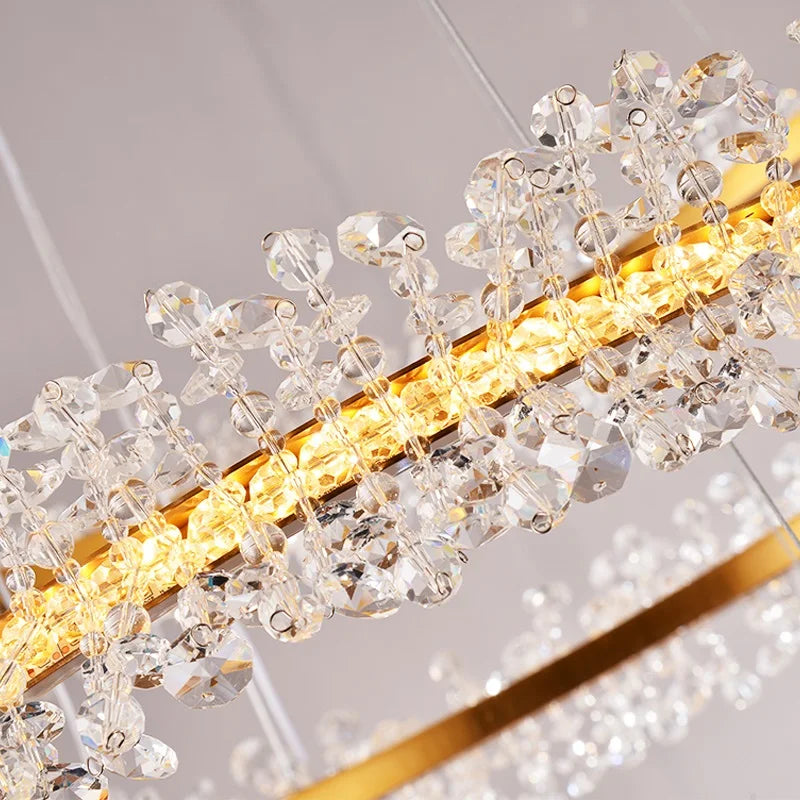 suspension en cristal design nordique pour intérieur moderne - vue 6 sur 21