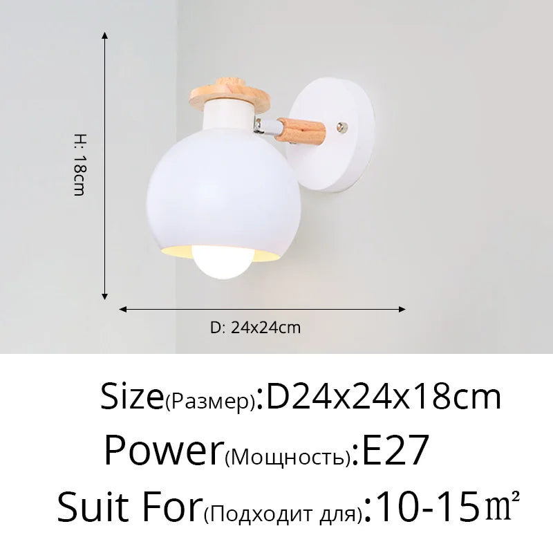 Led wall light for minimalist european interior decor - vue 15 sur 22