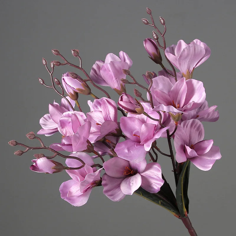 5 fourchettes têtes tangpu magnolia décoration florale mariage - vue 4 sur 10