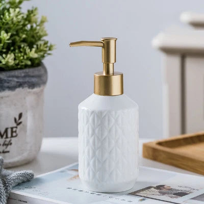distributeurs de savon liquide en céramique pour salle de bain cadeau - vue 10 sur 11
