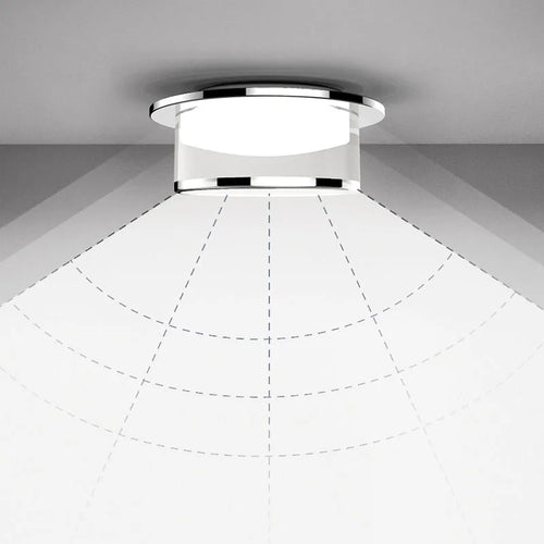 plafonnier encastré en cristal style luxueux pour éclairage LED - vue 4 sur 5
