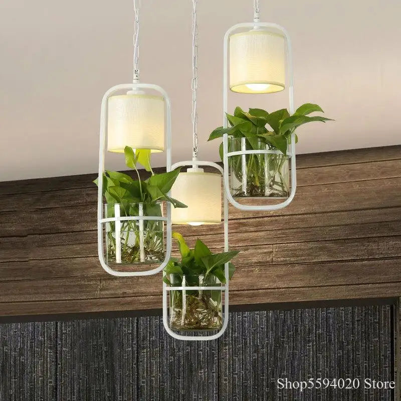 suspension industrielle simple art fer moderne chinoise - vue 3 sur 13