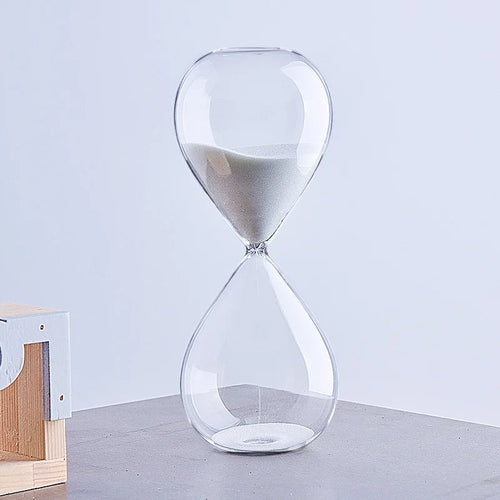 sablier en verre décoratif pour maison ornements pratiques - vue 3 sur 11