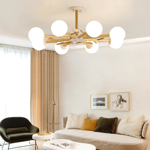 Lustres nordiques pour salon chambre cuisine verre Led lampe suspendue éclairage oiseau décor lampe moderne lustres de plafond - vue 6 sur 9