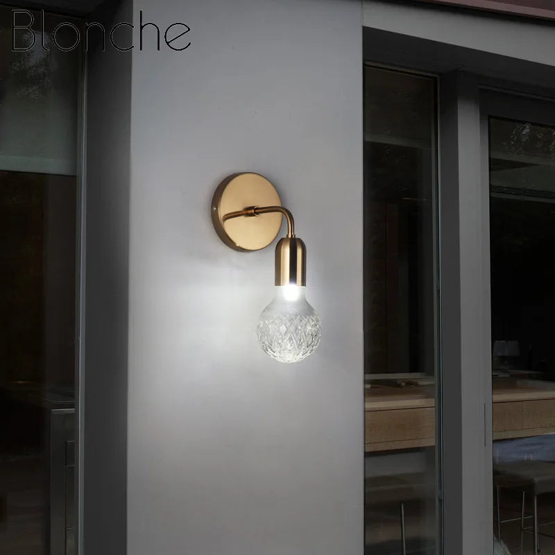 applique murale en laiton style rétro pour décoration moderne - vue 4 sur 10