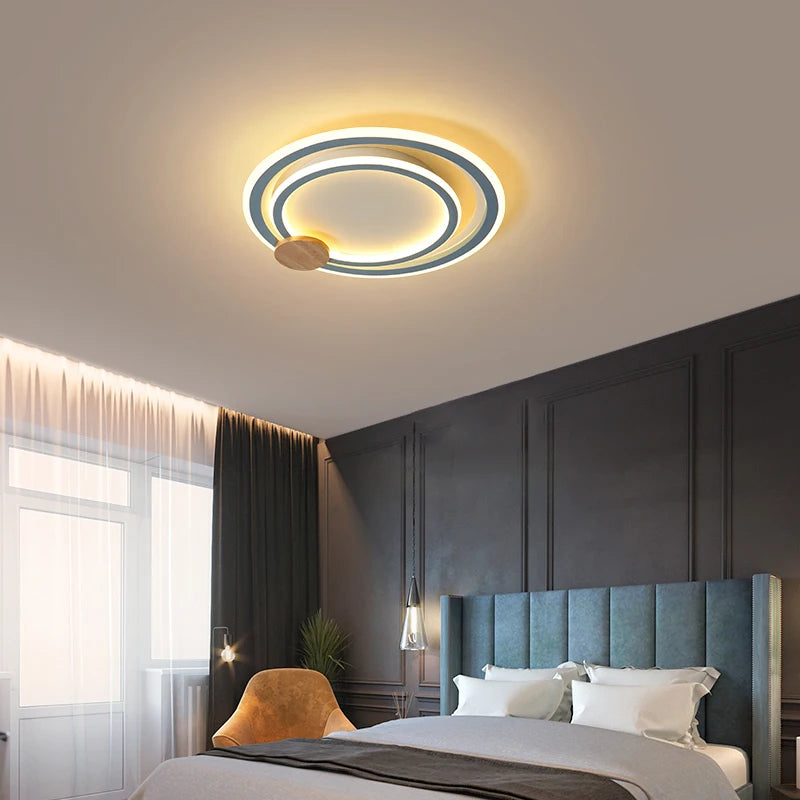 plafonnier led moderne en aluminium design pour intérieur élégant - vue 5 sur 8