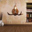 applique murale led en forme de bois de cerf en résine décorative