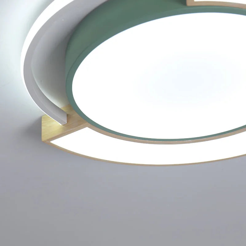 plafonnier simple moderne nordique monté style chaud - vue 6 sur 10