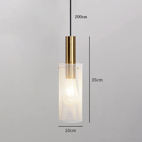Nordic openwork pendant lights for minimalist indoor lighting