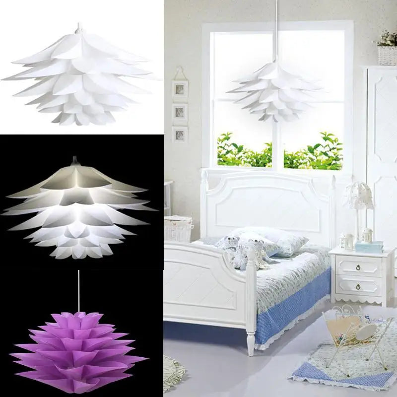 suspension 50 cm Lotus abat-jour Puzzle - vue 5 sur 10