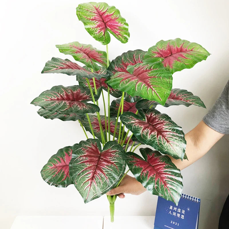 palmier tropical artificiel avec feuilles de bananier pour décoration intérieure - vue 5 sur 9