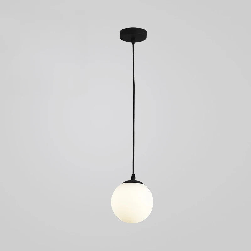suspension de luxe nordique boule de verre décorative - vue 9 sur 10