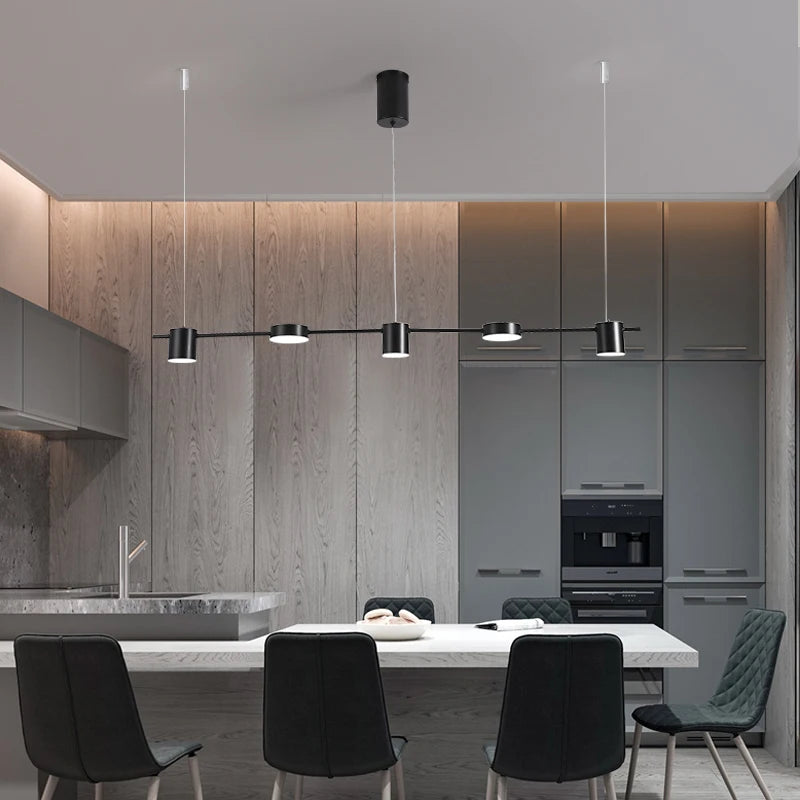 lustre moderne créatif trois têtes pour restaurant et hôtel - vue 4 sur 10