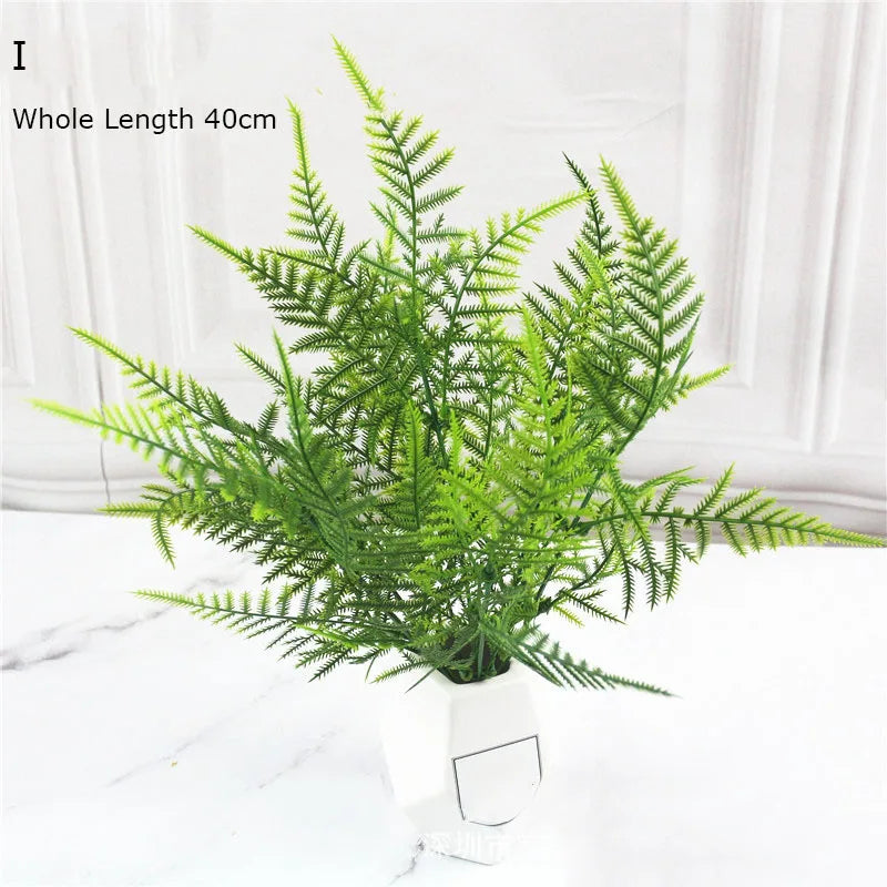 plante artificielle 7 branches pour décoration mariage et Noël - vue 7 sur 21