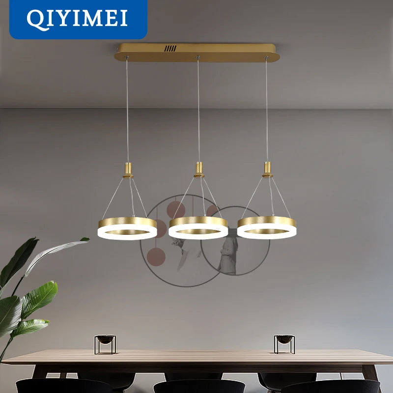 suspension led luminaire acrylique avec télécommande lampara abajur - vue 9 sur 11
