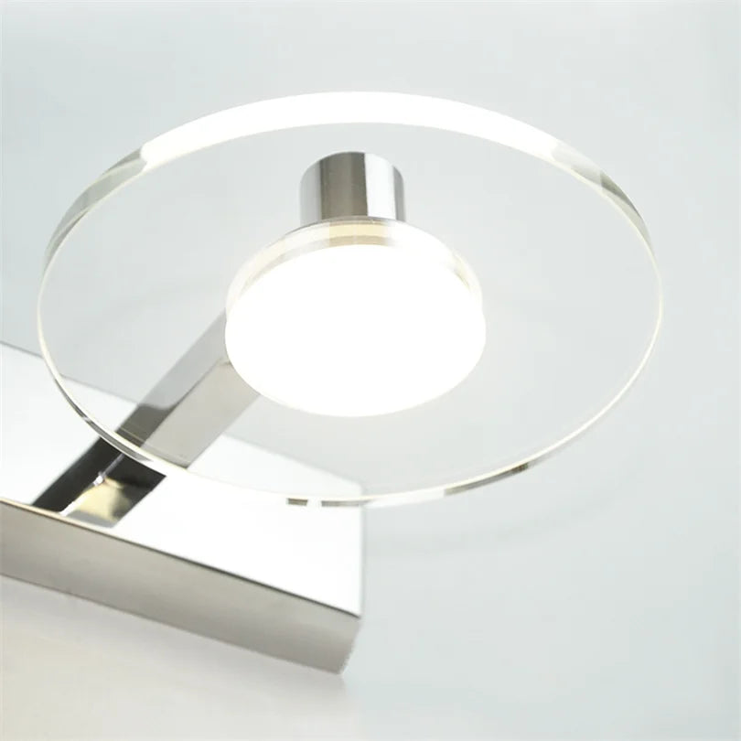 lumière led moderne résistante à l'humidité pour miroir de maquillage - vue 4 sur 7