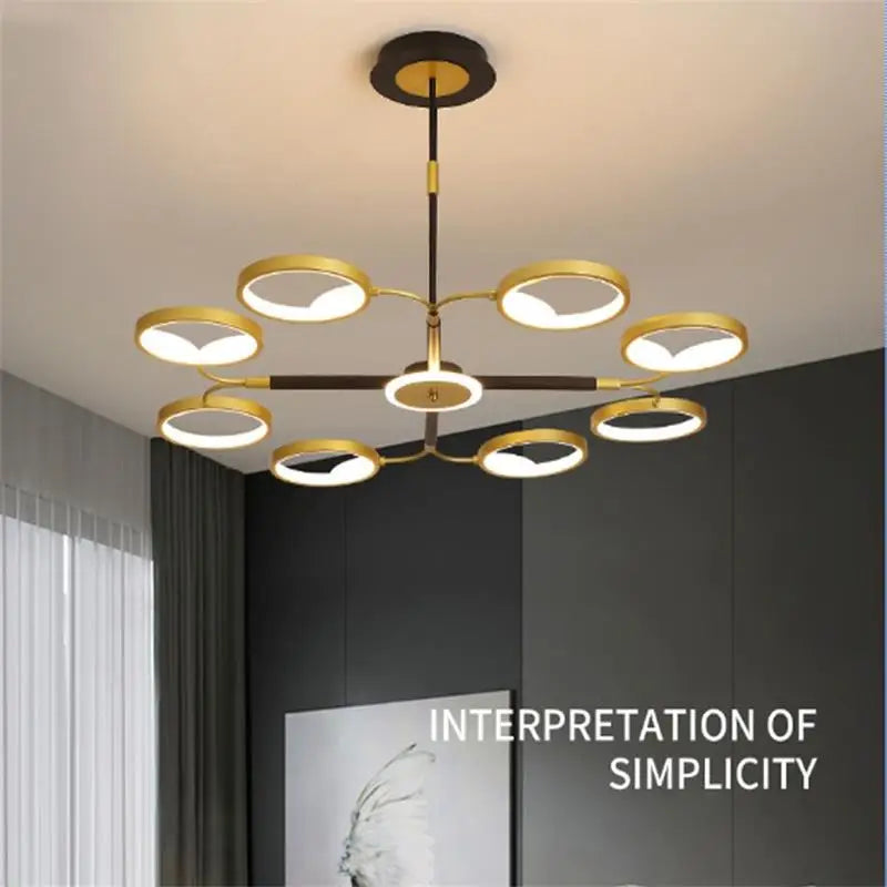 plafonnier led design moderne pour intérieur élégant et raffiné - vue 4 sur 9