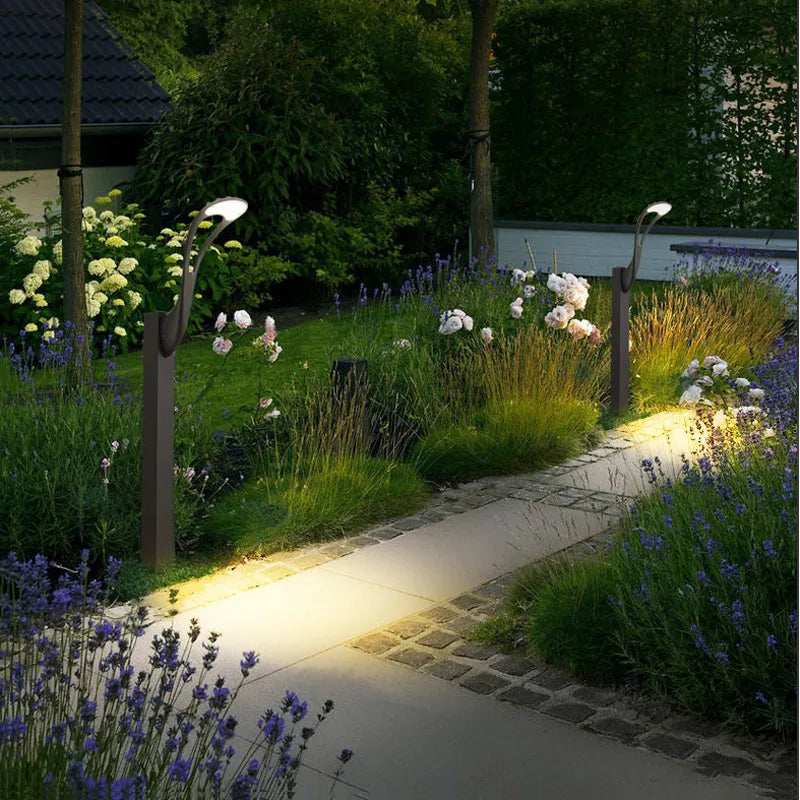 lampadaire imperméable pour jardin parc et extérieur - vue 8 sur 7