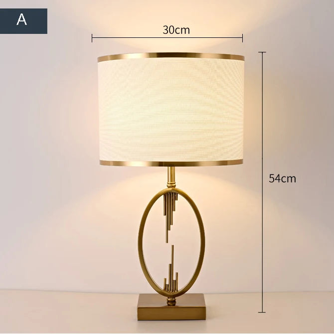 Postmodern Nordic minimalist luxury table lamp - vue 10 sur 12