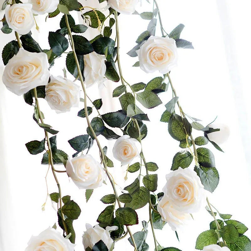 guirlande de lierre artificielle en soie pour mariage décoratif - vue 10 sur 9