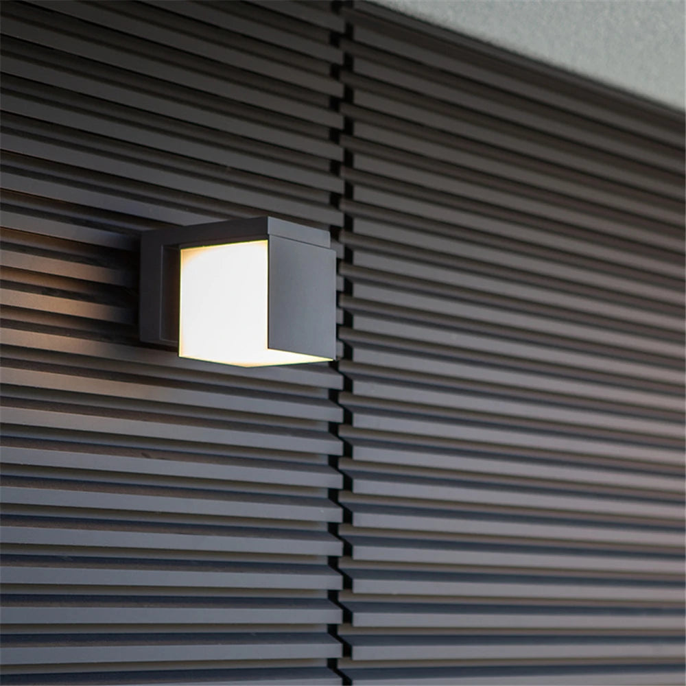applique murale led étanche extérieur éclairage moderne décoratif paysage jardin allée - vue 5 sur 11