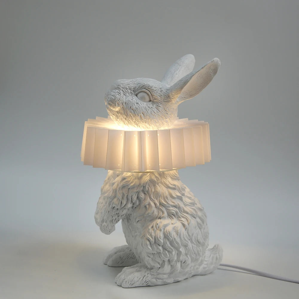 Lampe de table en forme de lapin pour chambre à coucher - vue 4 sur 15