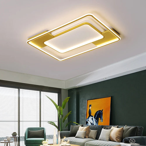 LED ceiling light for minimalist luxury interior atmosphere - vue 6 sur 16