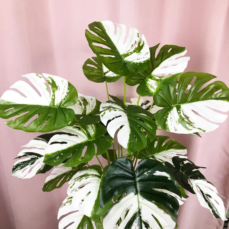 plantes artificielles bonsaï monstera palmier décoration intérieure et extérieure - vue 4 sur 10