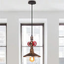 Suspension Loft Steampunk Vintage tuyau d'eau en métal