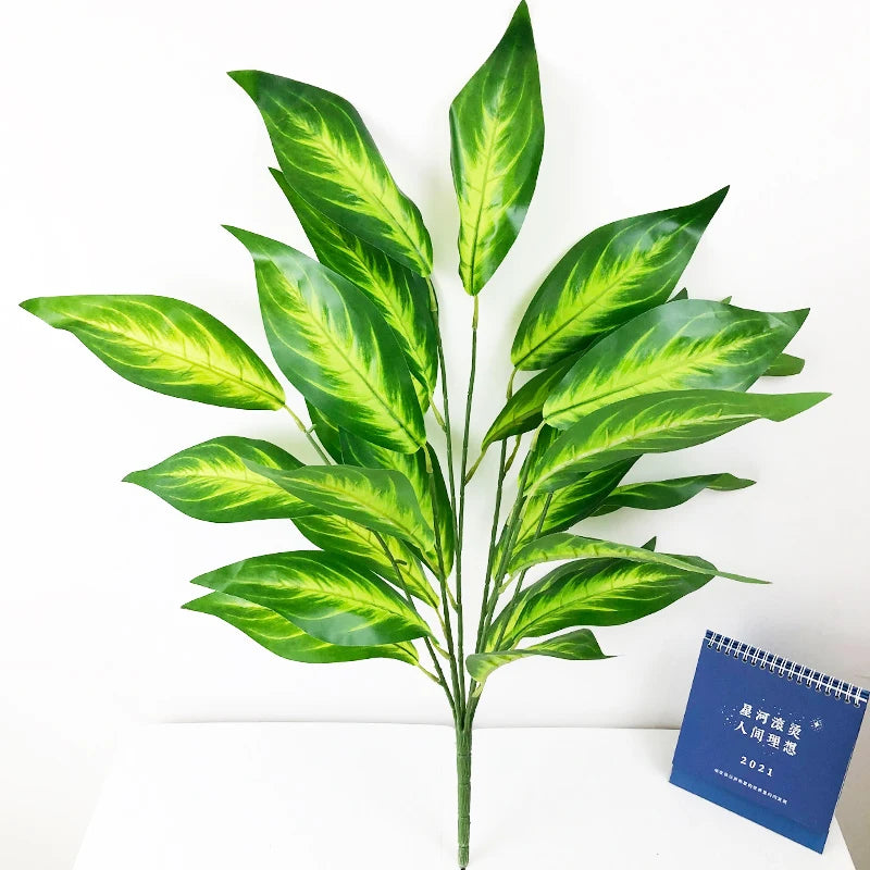grande plante tropicale artificielle avec feuilles pour décoration intérieure - vue 8 sur 13