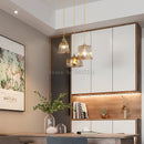 lampe suspendue en laiton verre led style nordique japonais