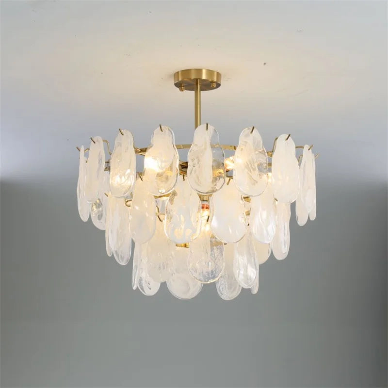 lustre en verre de luxe pour éclairage créatif et décoratif - vue 6 sur 14