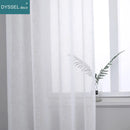 Voilage tulle léger rayé style moderne salon chambre