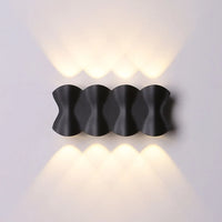applique murale led moderne extérieure étanche en aluminium nordique