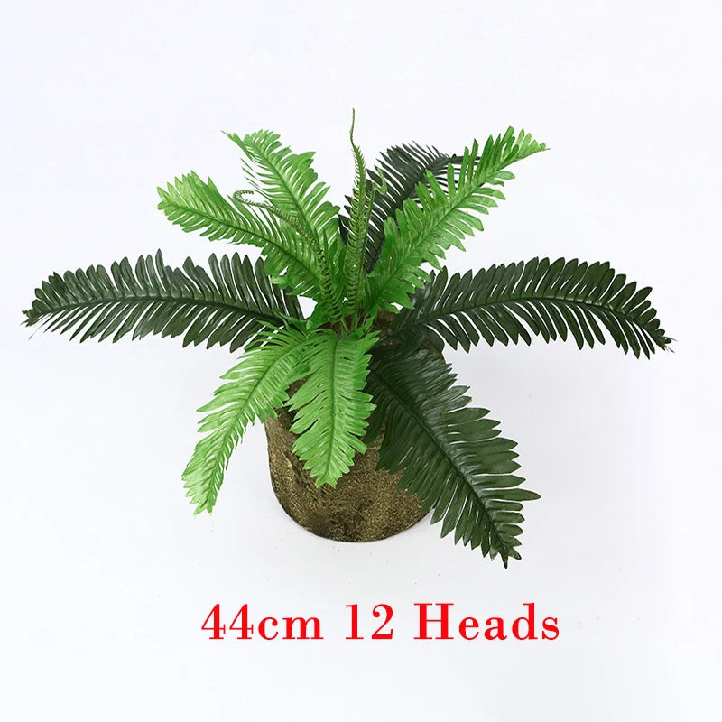 bouquet de fausses feuilles de palmier tropical décoratif pour fêtes et événements - vue 7 sur 13