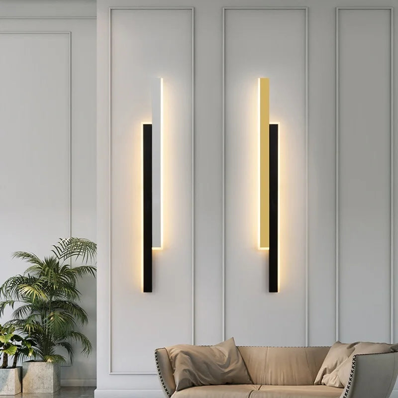 applique murale à led en aluminium pour décoration intérieure moderne - vue 5 sur 16