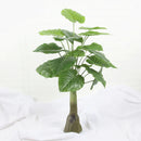 Realistic artificial tropical plants for interior decoration