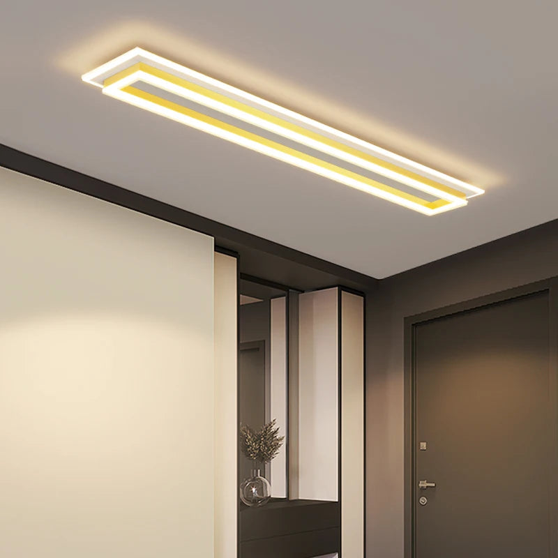 plafonnier led doré design nordique moderne minimaliste luminaire décoratif nouvelle collection