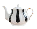 Service a the anglais porcelaine motifs peints main