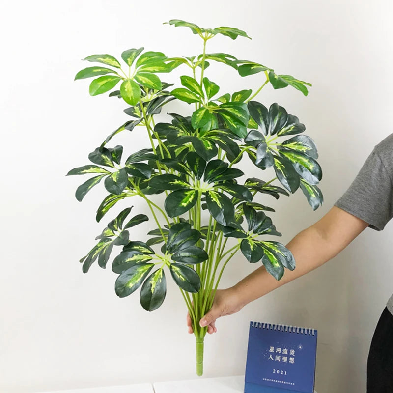 feuilles tropicales monstera palmier artificiel pour décoration intérieure - vue 13 sur 18