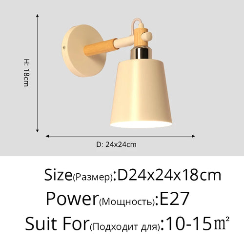 Led wall light for minimalist european interior decor - vue 11 sur 22