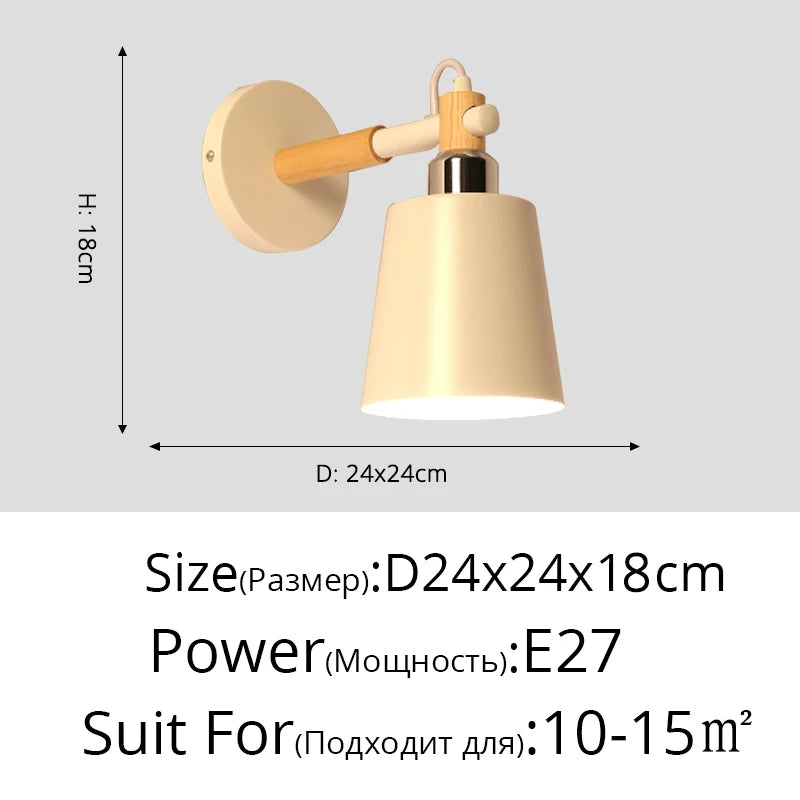 Led wall light for minimalist european interior decor - vue 11 sur 22