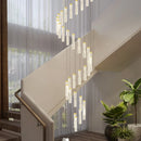 lustre moderne acrylique irrégulier led réglable nordique art
