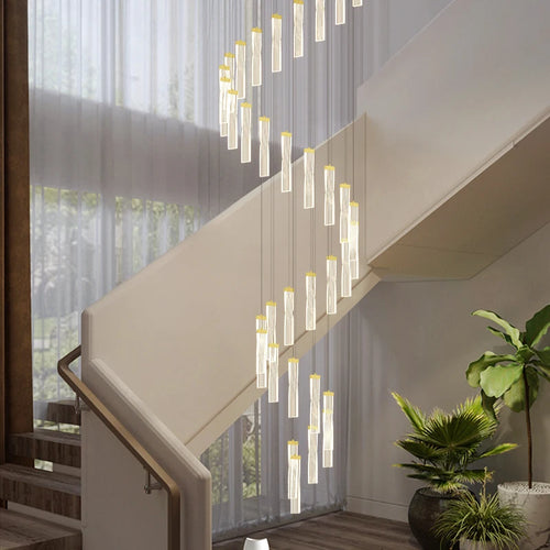 lustre moderne acrylique irrégulier led réglable nordique art